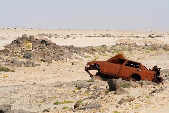 Desert north of Swakomund on the Skeleton coast