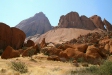 The granite outcrops at Spitzkoppe